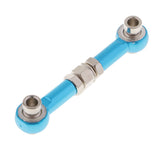 Maxbell Aluminum Steering Linkage Pull Rod for HSP 94122 94123 1/10 RC Car Blue