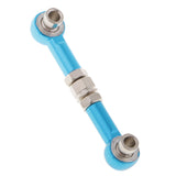 Maxbell Aluminum Steering Linkage Pull Rod for HSP 94122 94123 1/10 RC Car Blue
