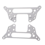 Maxbell 1/10 RC Car 102023 122023 Rear Shock Absorber Tower 2x for HSP 94122 Silver
