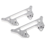 Maxbell 1/10 RC Car 102023 122023 Rear Shock Absorber Tower 2x for HSP 94122 Silver