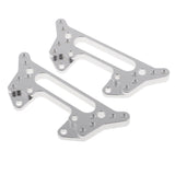 Maxbell 1/10 RC Car 102023 122023 Rear Shock Absorber Tower 2x for HSP 94122 Silver