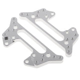 Maxbell 1/10 RC Car 102023 122023 Rear Shock Absorber Tower 2x for HSP 94122 Silver