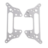 Maxbell 1/10 RC Car 102023 122023 Rear Shock Absorber Tower 2x for HSP 94122 Silver