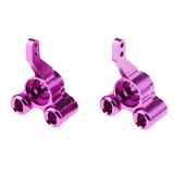 Maxbell Aluminum Alloy Rear Hub Carriers for HSP 94122 94188 RC Car Upgrade Parts Purple