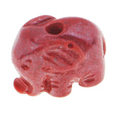 Maxbell Elephant Cinnabar Pendant Lucky Pendant for Necklace Bracelet Making Jewelry