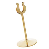 Maxbell Stainless Steel U-shaped Wedding Name Card Holders Table Decor 6inch Gold