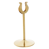 Maxbell Stainless Steel U-shaped Wedding Name Card Holders Table Decor 6inch Gold