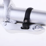 Maxbell Universal Folding Bike Handlebar Stem W/Teeth Bicycle Adjustable Stem Silver