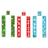 Maxbell Merry Christmas Porch Banner Christmas Outdoor Decoration  Blue