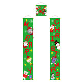 Maxbell Merry Christmas Porch Banner Christmas Outdoor Decoration  Green