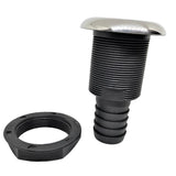 Maxbell 1-1/2 Inch Thru-Hull Bilge Pump and Aerator Hose Fitting with Flapper