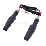 Maxbell 2PCS 12V LED Flowing Motorcycle Turn Signal Light Front Rear Blinker Green