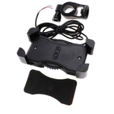 Maxbell Outdoor Universal Cell Phone Holder for Motorcycle Bicycle Bike Holder Black