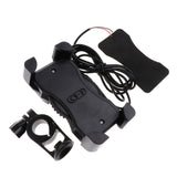 Maxbell Outdoor Universal Cell Phone Holder for Motorcycle Bicycle Bike Holder Black