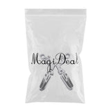 Maxbell Motorcycle Front Folding Footpegs Pedals for Yamaha w/ 1" Engine Guard Frame