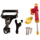 Maxbell Steering Damper Stabilizer Mounting for Kawasaki Z1000 Z750 Red + Black