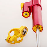 Maxbell Steering Damper Stabilizer Mounting for Kawasaki Z1000 Z750 Red + Black