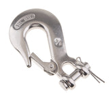 Maxbell Marine 316 Stainless Steel Trailer Safety Chain Latch Clevis Hook 0.25 inch