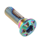 Maxbell M8x25mm Titanium Motorcycle Scooter Titanium Brake Disc Rotor Bolt Color 1