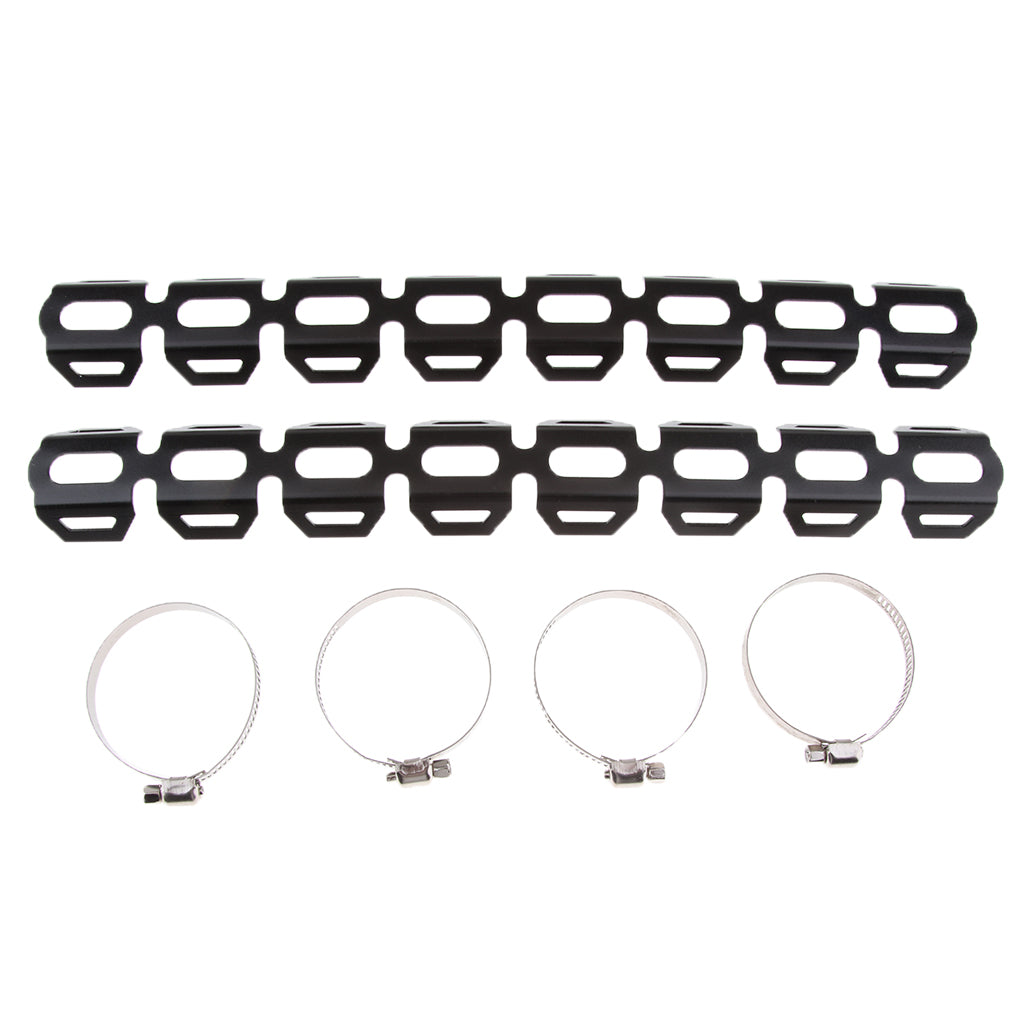 Maxbell Exhaust Muffler Pipe Heat Shield for BMW R1200GS F800GS F700GS F650GS Black