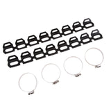 Maxbell Exhaust Muffler Pipe Heat Shield for BMW R1200GS F800GS F700GS F650GS Black