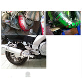 Maxbell Exhaust Muffler Pipe Heat Shield for BMW R1200GS F800GS F700GS F650GS Black