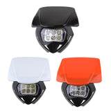 Maxbell Universal Motorcycle LED Headlight Headlamp for Enduro Dirt Bike Black