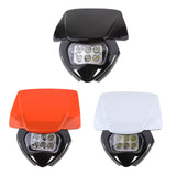 Maxbell Universal Motorcycle LED Headlight Headlamp for Enduro Dirt Bike Black