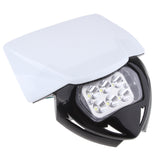 Maxbell Universal Motorcycle LED Headlight Headlamp for Enduro Dirt Bike White