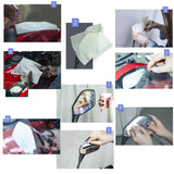 Maxbell 2Pcs Motorcycle Universal Rear View Mirror Protective Film Antifog Rainproof