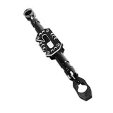 Maxbell 22mm 7/8" Adjustable Motorcycle Handlebar Strength Lever Bar Black