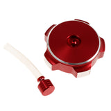 Maxbell CNC Fuel Tank Cap with Air Vent for 50cc 70cc 90cc 110cc Motorbike ATV Quad Red