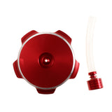 Maxbell CNC Fuel Tank Cap with Air Vent for 50cc 70cc 90cc 110cc Motorbike ATV Quad Red