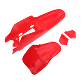 Maxbell Motorcycle Plastic Fender Cover Kit for Yamaha PW50 PY50 PEEWEE 50 Red
