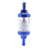 Maxbell CNC Universal Scooter Dirt Pit Bike Go Kart 8mm 5/16" Gas Fuel Filter Blue