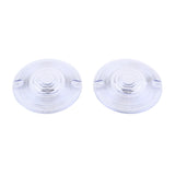 Maxbell 2Pcs Turn Signal Light Lens Cover for Harley Road King Electra Glide Clear