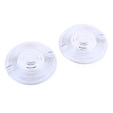 Maxbell 2Pcs Turn Signal Light Lens Cover for Harley Road King Electra Glide Clear