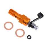 Maxbell Universal M10 Single Banjo Bolt Thread Bleeder Nipple Washers 1.25mm Orange