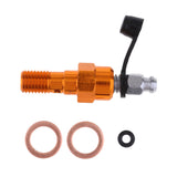 Maxbell Universal M10 Single Banjo Bolt Thread Bleeder Nipple Washers 1.25mm Orange