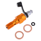 Maxbell Universal M10 Single Banjo Bolt Thread Bleeder Nipple Washers 1.25mm Orange