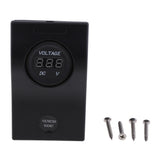 Maxbell Waterproof LED Display Digital Voltage Voltmeter for Marine Boat Yacht