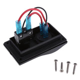 Maxbell Waterproof LED Display Digital Voltage Voltmeter for Marine Boat Yacht