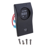 Maxbell Waterproof LED Display Digital Voltage Voltmeter for Marine Boat Yacht