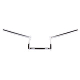 Maxbell Z-Bars Handlebars for Harley Sportster XL 883 1200 Dyna Softail 25MM Chrome