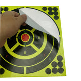 Maxbell 10pcs Shooting Targets Reactive Splatter Adhesive Paper Target 20x20cm