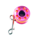 Maxbell Finger Reel Scuba Diving Line Reels with Double Ended Hook  Pink