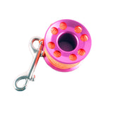 Maxbell Finger Reel Scuba Diving Line Reels with Double Ended Hook  Pink