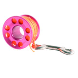 Maxbell Finger Reel Scuba Diving Line Reels with Double Ended Hook  Pink