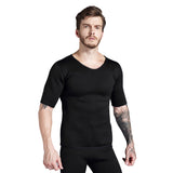 Maxbell Man Neoprene Sport T Shirt Short Sleeve Yoga Fitness Exercise Gym XL
