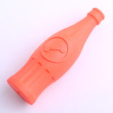 Maxbell Bottle Shaped Pet Chew Toys Bite Resistant Dog Teeth Cleaning Toys Orange